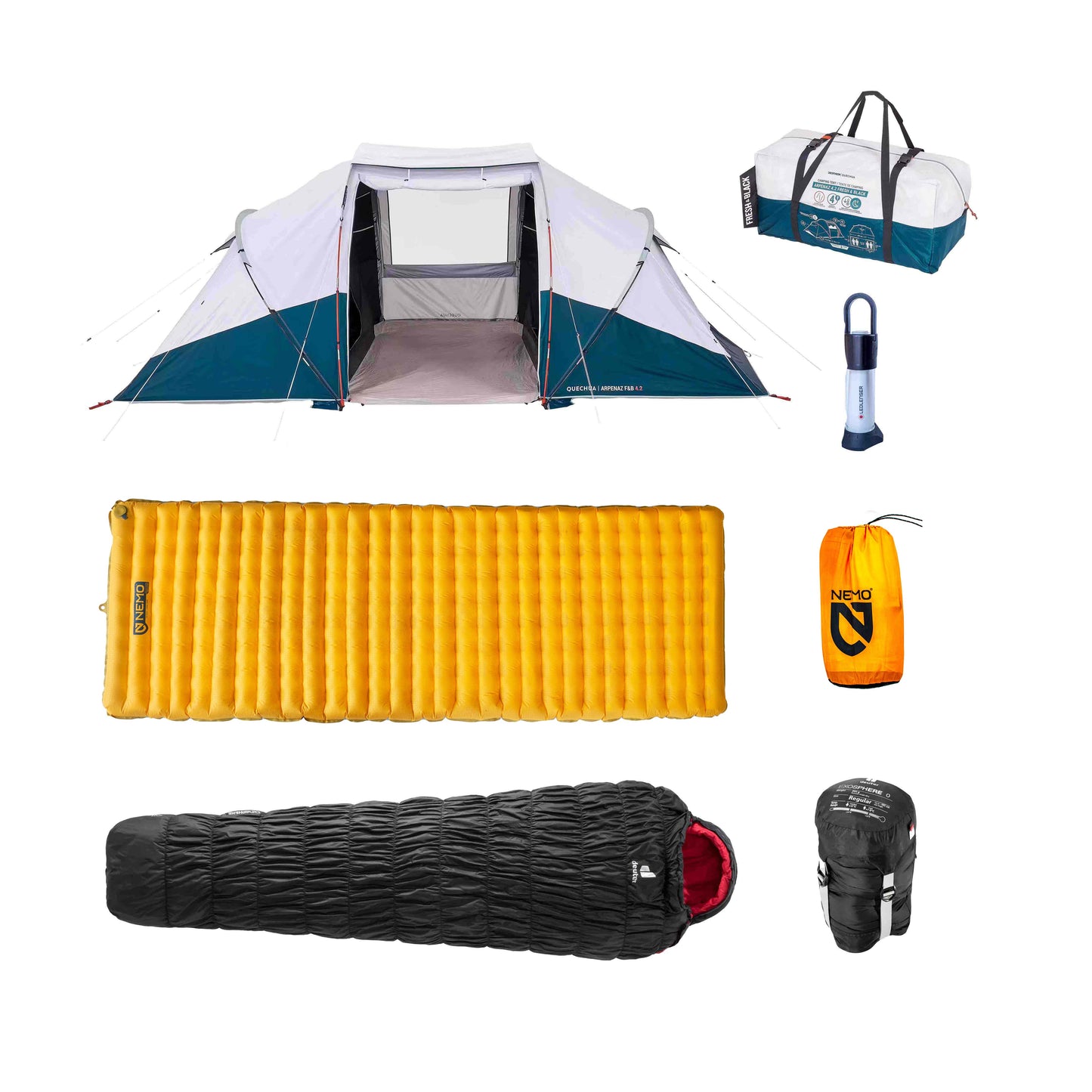 4 Personen Campingplatz Set