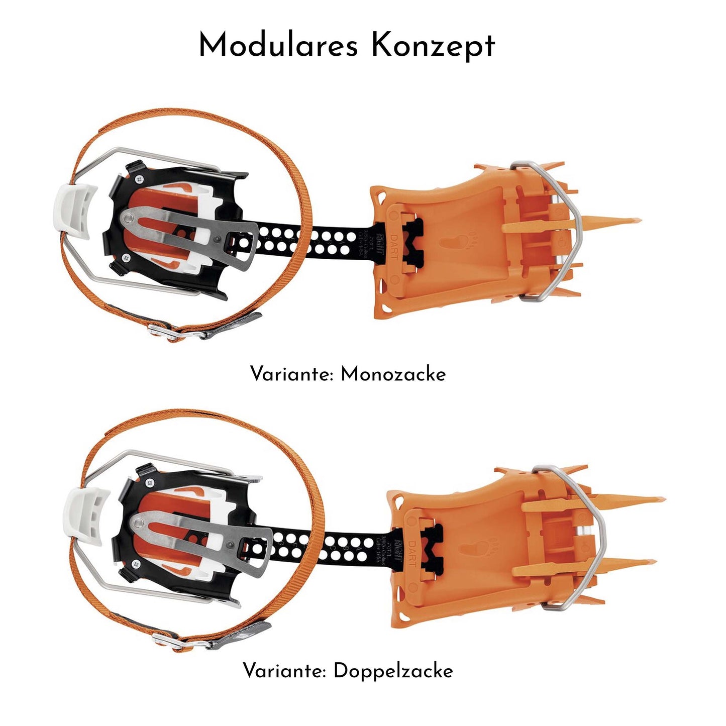 Steigeisen zum Eisklettern (Petzl Dart)