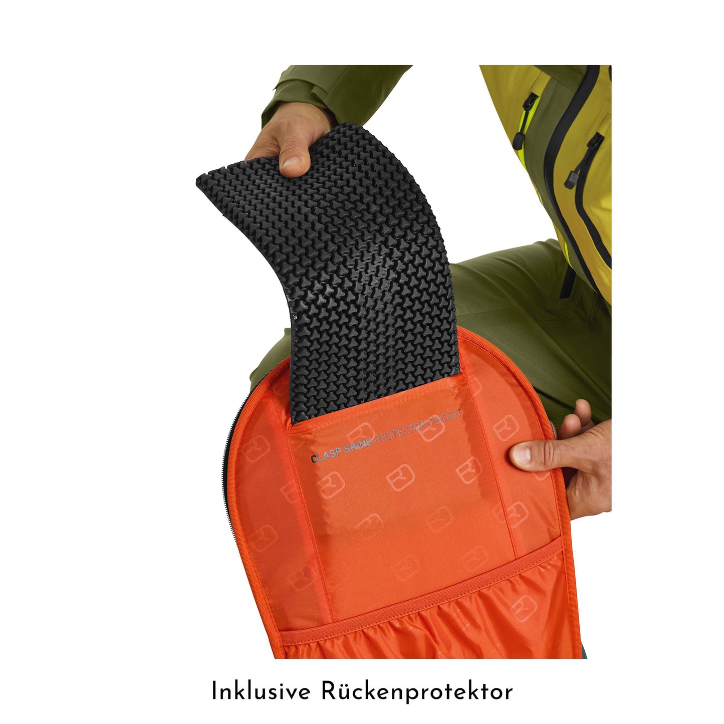 Skirucksack mit Rückenprotektor (Freeride)