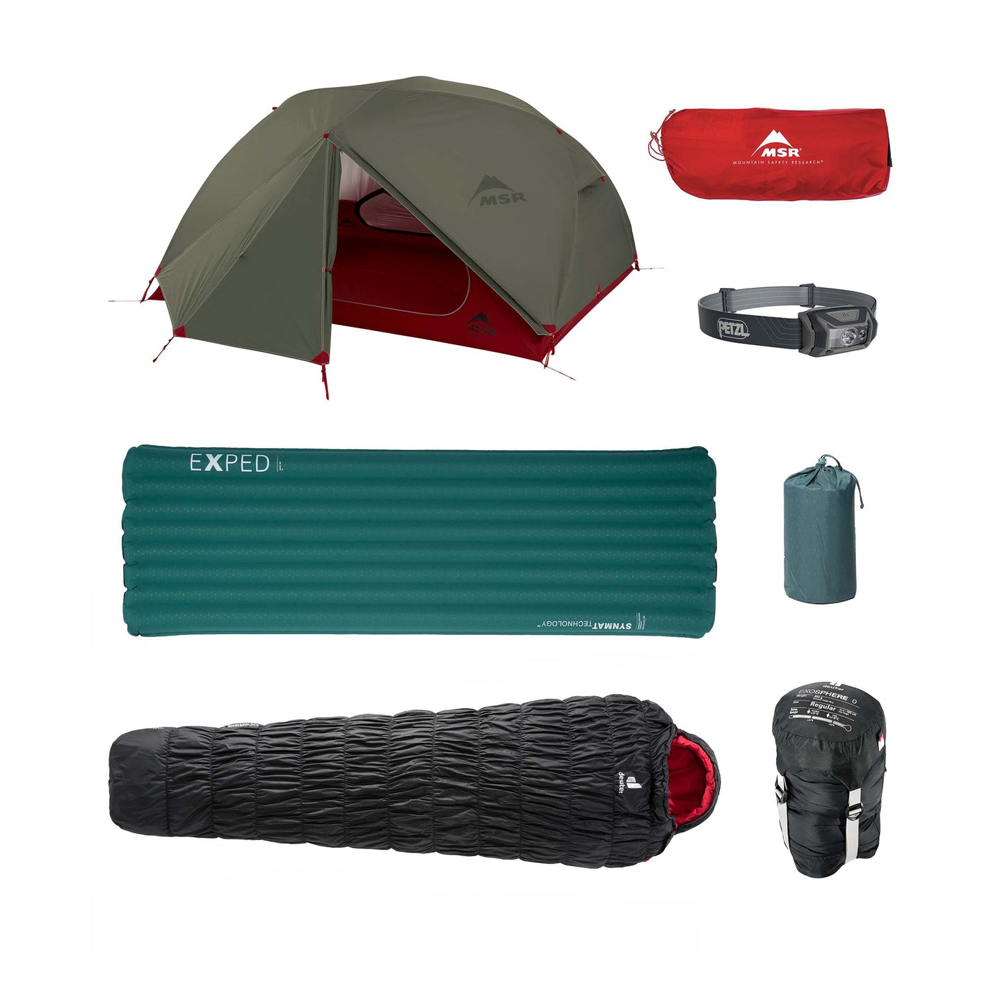 2 Personen Camping Set (Rucksackwanderung)