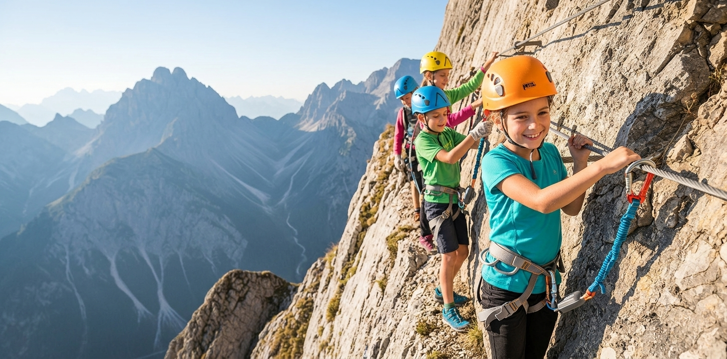 Kinder Outdoor Ausrüstung gemietet