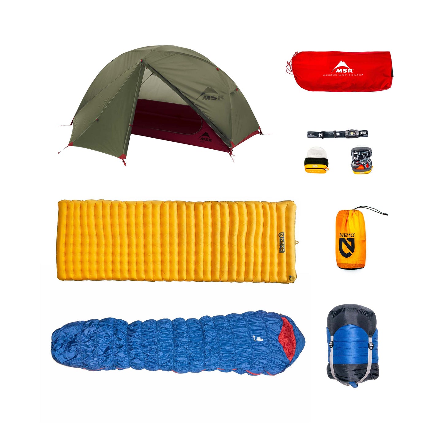 1 Personen Camping Set (Rucksackwanderung)