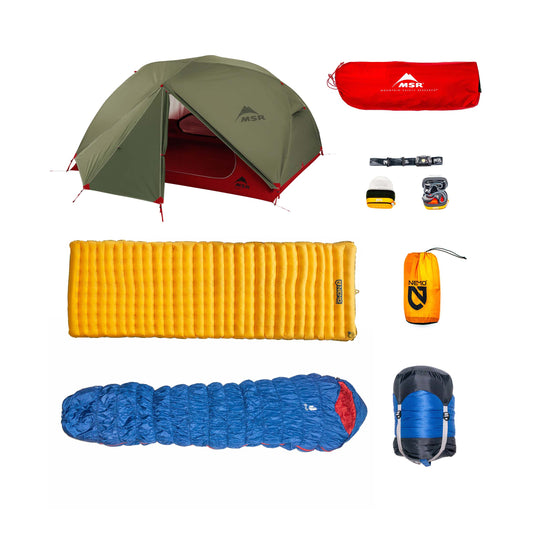 2 Personen Camping Set (Rucksackwanderung)