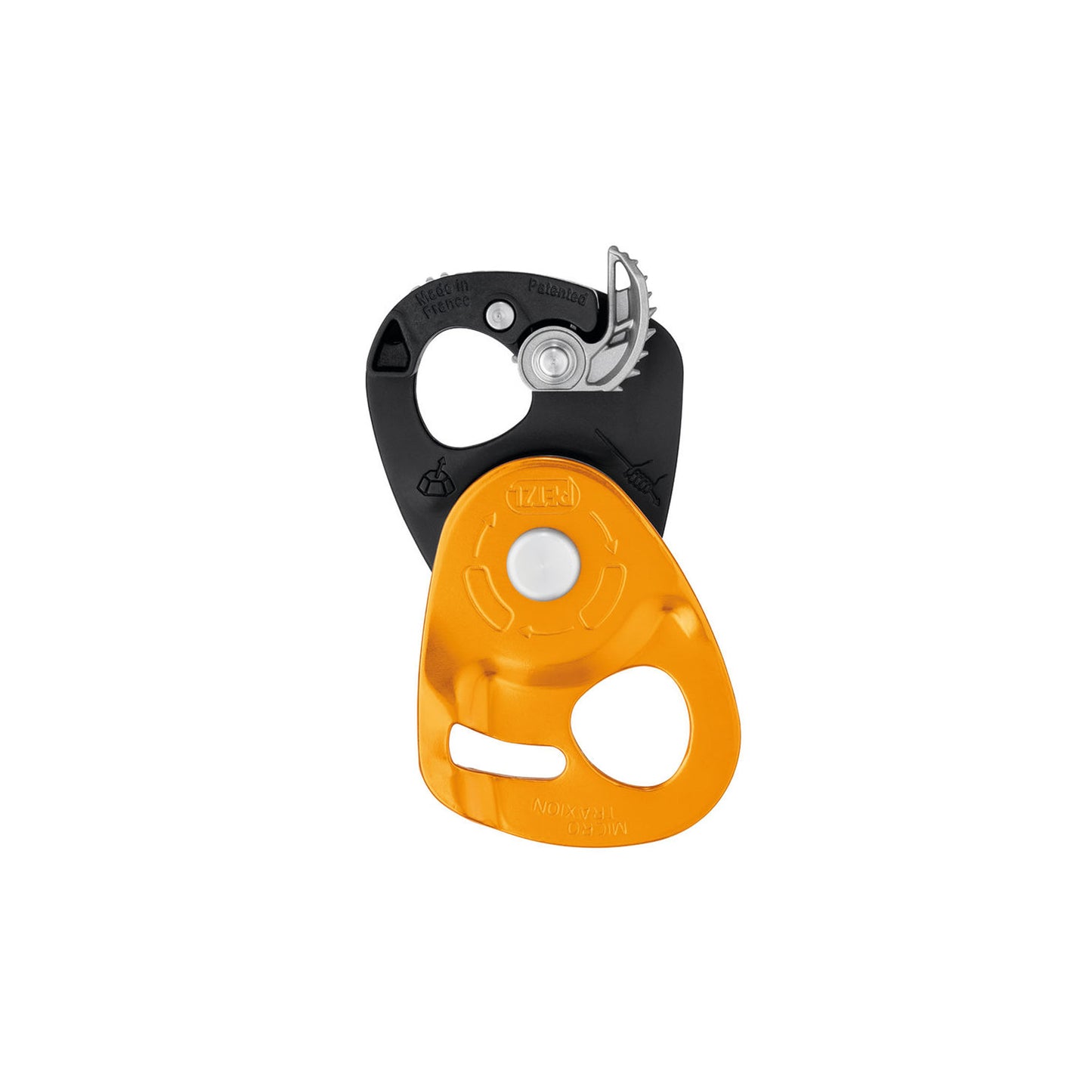 Umlenkrolle mit Rücklaufsperre (Petzl Micro Traxion / Edelrid Spoc)