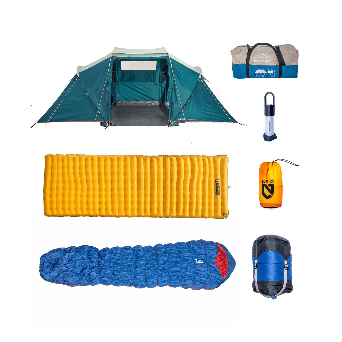 4 Personen Campingplatz Set