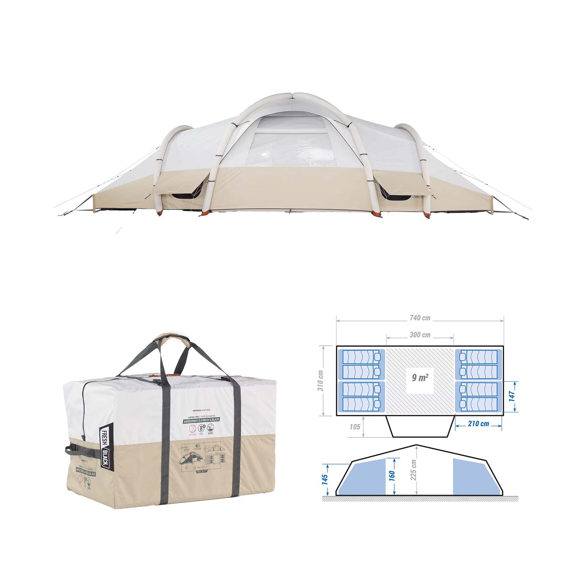 8er zelt Familienzelte bis zu 8 Personen mieten | Zelte günstig mieten – Dein Gipfel Component_Grow Tent Trend Tents | We Gaskocher Set:+10 Gas
