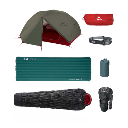 2 Personen Camping Set (Rucksackwanderung)