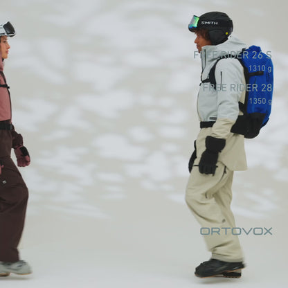 Skirucksack mit Rückenprotektor (Freeride)