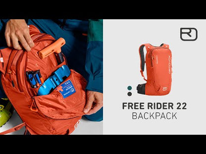 Skirucksack mit Rückenprotektor (Freeride)
